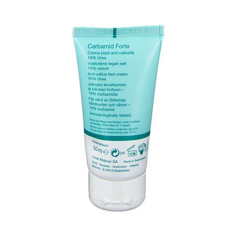 Louis Widmer Carbamid Forte 18 Urea Fußcreme 50 ml shop apotheke at