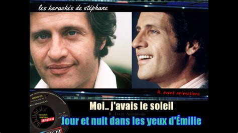 Karaoké Joe Dassin Les Yeux Demilie Extrait Youtube