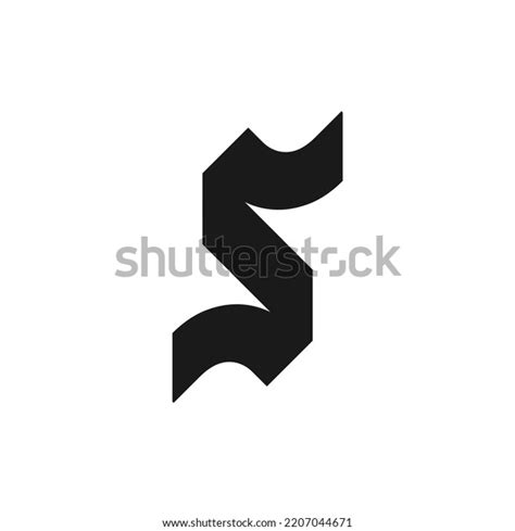 Bold Letter S Logo Iconic Vector Stock Vector (Royalty Free) 2207044671 ...