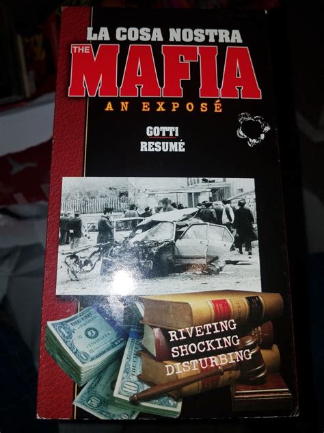 La Cosa Nostra The Mafia An Expose Gotti Resume VHS EBay