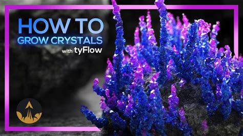 Growing Crystals With Tyflow Tutorial In Ds Max Vray By