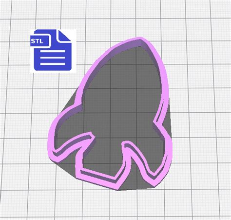 Descargar Archivo Cortador De Galletas Con Forma De Cohete • Modelo Para Imprimir En 3d ・ Cults