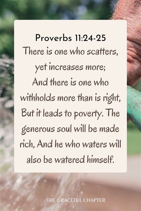 49 Bible Verses About Generosity - The Graceful Chapter