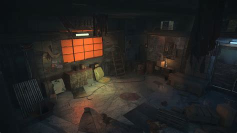 Artstation Basement Scene