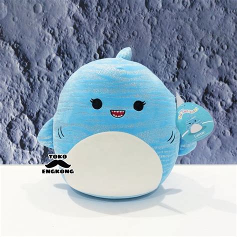 Jual SQUISHMALLOWS LAMAR THE WHALE SHARK ORIGINAL Shopee Indonesia