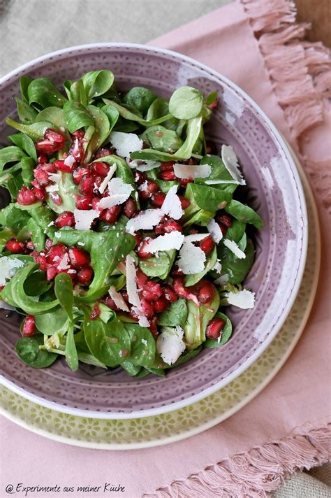 Feldsalat Mit Granatapfel Feigen Dressing Experimente Aus Meiner K Che