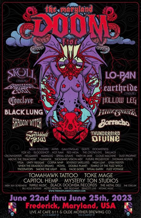 MDDF 2023 » THE MARYLAND DOOM FEST