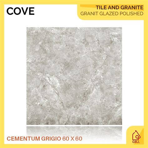 Jual Granit Cove X Cementum Grigio Glazed Polished Granite Tile