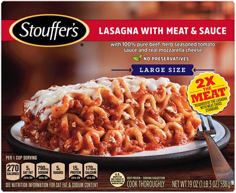 Stouffer S Lasagna With Meat And Sauce Reviews 2022