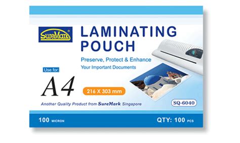 A4 Laminating Pouch Singapore Eezee