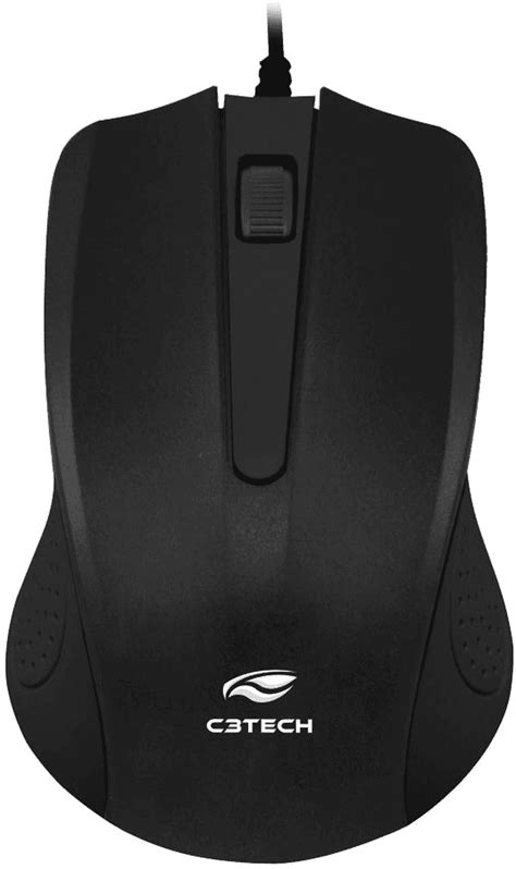 MOUSE OPTICO 1000DPI USB MS 20BK PRETO C3TECH UND Papelmax Papelaria