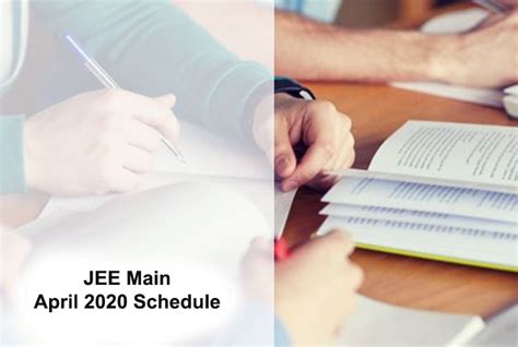 JEE Main April 2020 Check Complete Schedule Ummid