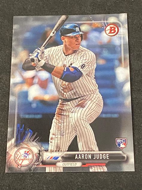 Lot Mint Bowman Rc Aaron Judge Rookie Baseball Card