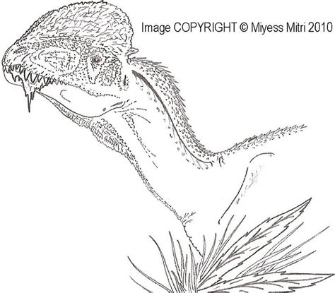 Dilophosaurus Coloring Pages