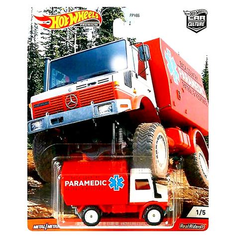 Hot Wheels Premium Wild Terrain 88 Mercedes Unimog U1300 Hotwheels Car Culture Hobbies Toys