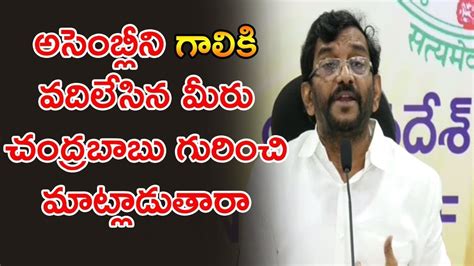 AP Minister Somireddy Chandramohan Reddy Angry On YS Jagan YouTube