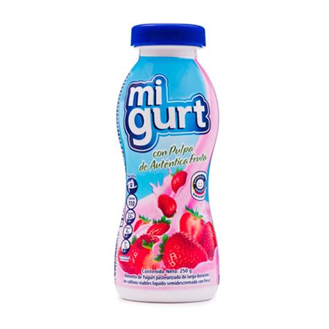 Yogurt Migurt Frutas Fresa Pulpa X Ml Farmago Somos Que Una