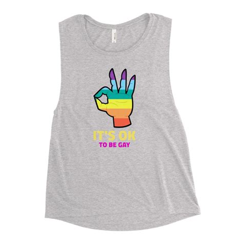 Pride Month Tank Top Gay Pride Lgbt Tank Top Queer Owned Etsy