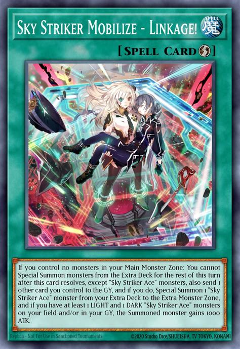 Sky Striker Mobilize Linkage Yu Gi Oh Card Database Ygoprodeck