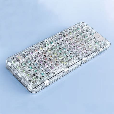 CoolKiller CK75 Triple Mode Transparent Mechanical Keyboard - WhatGeek
