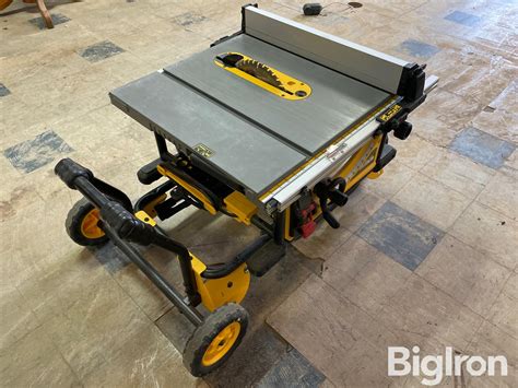 Dewalt Dwe7491 Portable Table Saw Bigiron Auctions