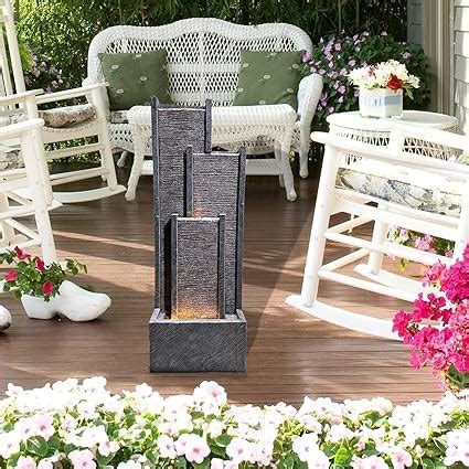 Amazon Serbilhome Water Outdoor Fountain Columns Waterfull