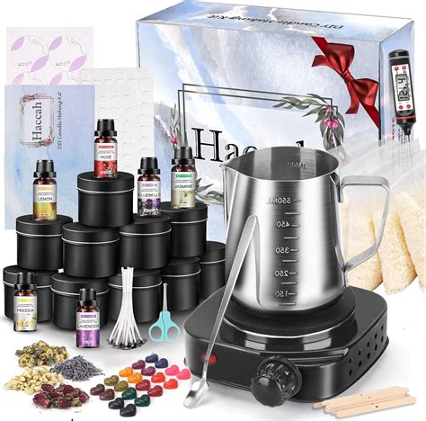 Complete Candle Making Kit With Wax Melter Candle Making Supplies Diy