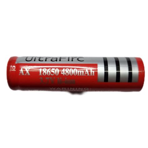 V Ultrafire Mah Button Top Rechargeable Lithium Ion