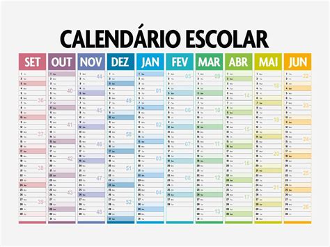 Calend Rio Escolar Ano Letivo E F Rias Calendarr