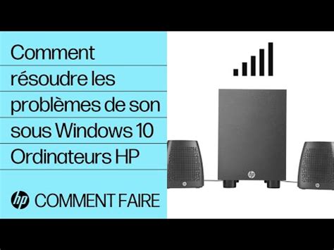 R Soudre Les Probl Mes De Son De Votre Ordinateur Assistance Hp