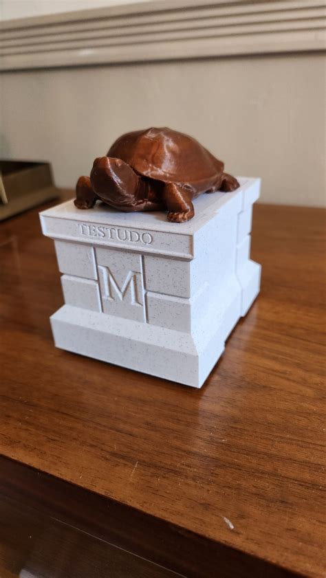 University Of Maryland Testudo Statue Replica Box Etsy