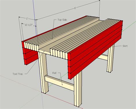 Building The Paul Sellers Workbench Progress Several Days Combined