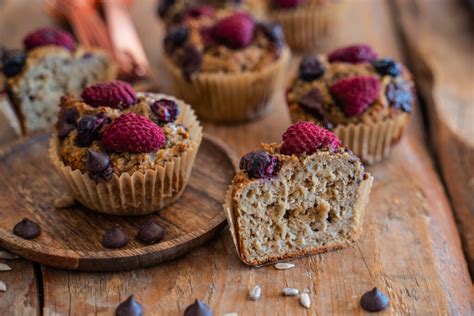 Gesunde Bananenbrot Muffins Vegan Und Proteinreich Mrs Flury