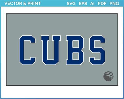 Chicago Cubs - Jersey Logo (2014) - Baseball Sports Vector SVG Logo in ...