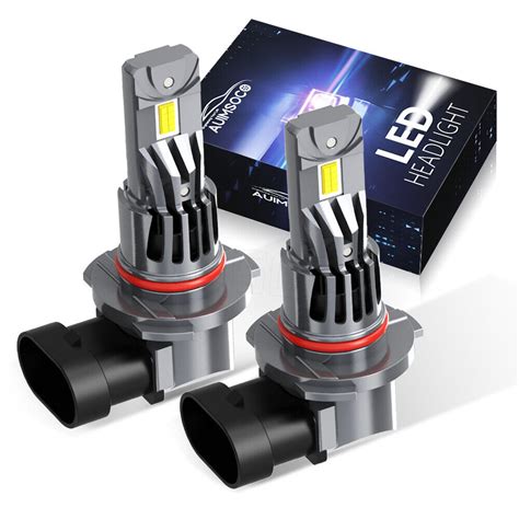 Hir K Led Headlight Bulbs Kit High Low Beam Super Bright