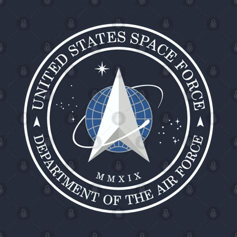 United States Space Force Ussf Official Logo Insignia Us Space Force