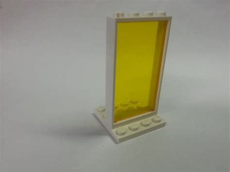 New Trans Yellow Custom 1x4x3 Lego Glass