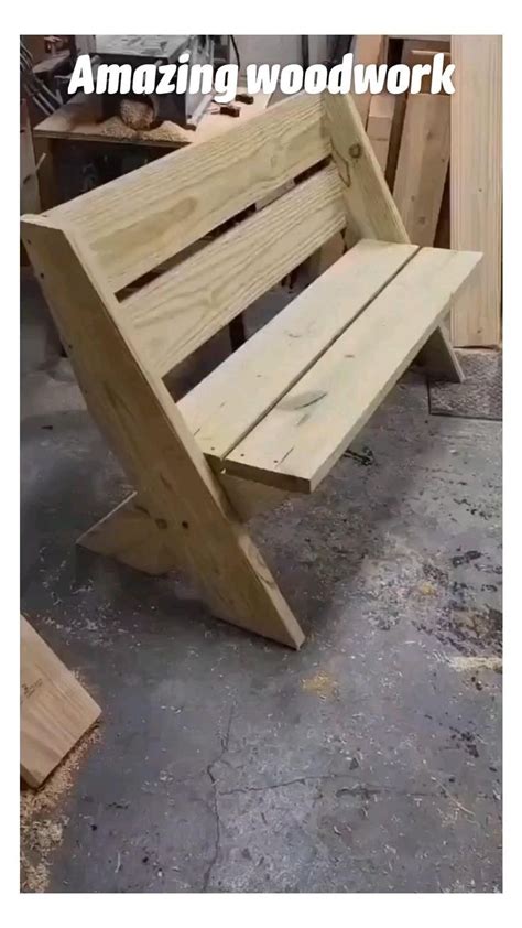 Amazing woodwork | DIY bench | woodworking ideas | Easy woodworking ...