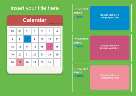 Calendar PowerPoint | Free Calendar PowerPoint Templates