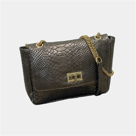 Sac Main Effet Croco Elle Authentic