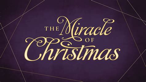 The Miracle Of Christmas Youtube