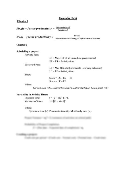 Solution Exam 1 Formula Sheet 1 Studypool