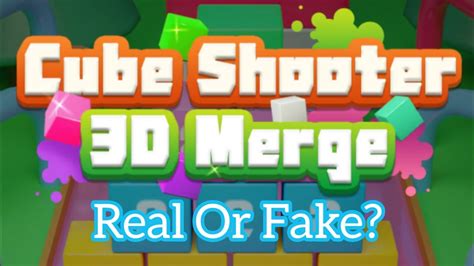 Cube Shooter 3D Merge App Real Or Fake Review Games Online 2023 YouTube