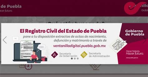 Estos son los 30 trámites del Registro Civil de Puebla que puedes hacer