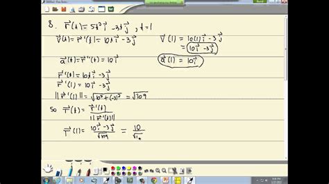 Calculus Iii Tangent Vectors And Normal Vectors Youtube