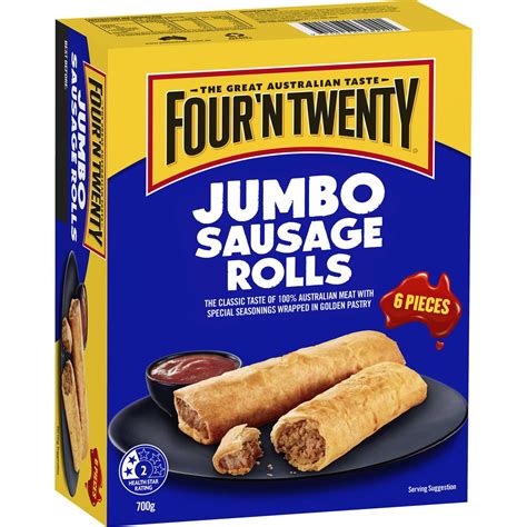 Calories In Four N Twenty Jumbo Sausage Roll Calcount