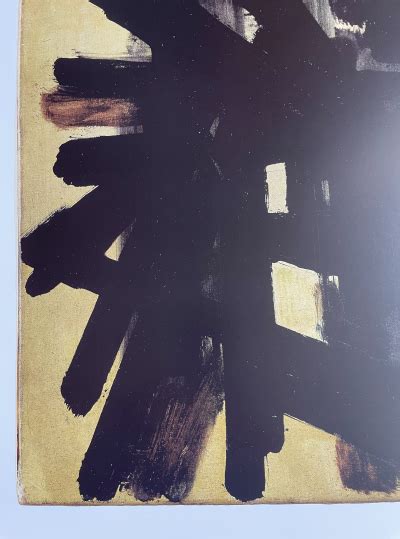 Pierre Soulages D Apr S Affiche D Apr S Une Peinture Art