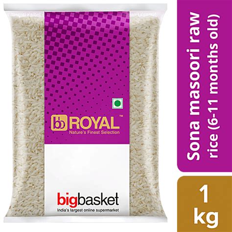 Buy Bb Royal Rice Raw Sona Masoori Kg Pouch Online At Best Price Of