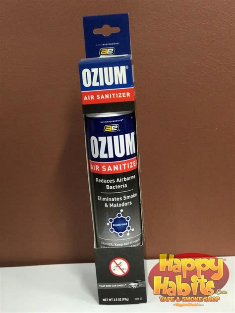 Ozium Odor Eliminator - Happy Habits - Smoke and Vape Shops Hudson ...