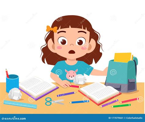 Messy Desk Vector Illustration | CartoonDealer.com #1428936